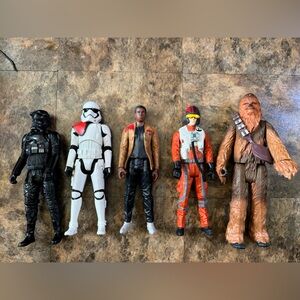 STARWARS Lot Hasbro Plastic Action Figure Ajustable